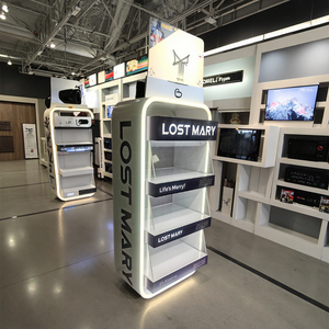 Tùy chỉnh LED ánh sáng Acrylic hiển thị giá hiển thị Kệ hộp Acrylic LED hiển thị Hộp tủ - Product Image 3