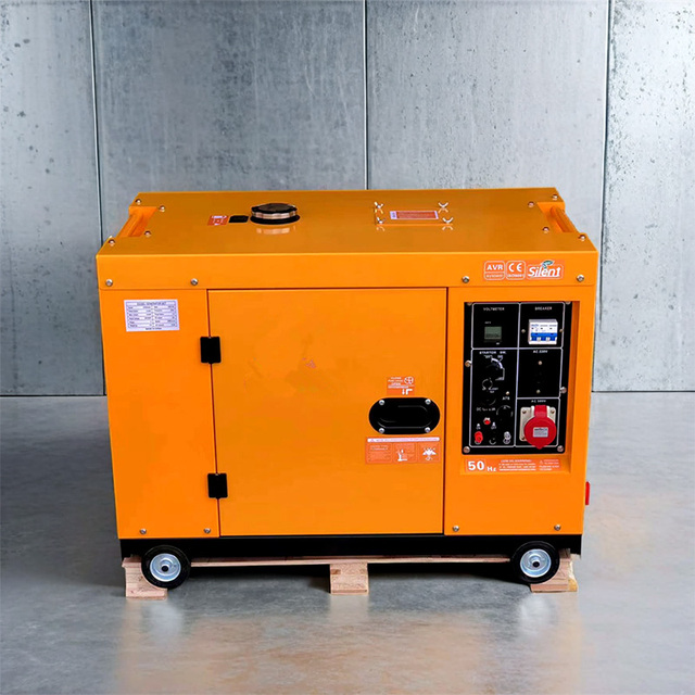 Portable Silent Diesel Generator Single Phrase 10KW 12Kva