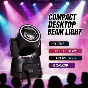 Mini projecteur LED à tête mobile avec lumière auxiliaire, professionnel IP33, éclairage de scène, équipement DJ pour fêtes, bars, discothèques - Product Image 4