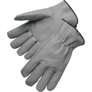 High Demand <b>Working</b> Leather Safety <b>Gloves</b> Wrist Length Unlined Breathable Eco-Friendly <b>Thermal</b> Plain Style Outdoor Daily Use - Product Image 3