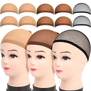 Gorros elásticos de nailon <span class=keywords><strong>para</strong></span> mujer, pelucas frontales de encaje, malla <span class=keywords><strong>negra</strong></span> y forro de seda de carne, <span class=keywords><strong>red</strong></span> <span class=keywords><strong>para</strong></span> <span class=keywords><strong>cabello</strong></span> de ganchillo - Product Image 4