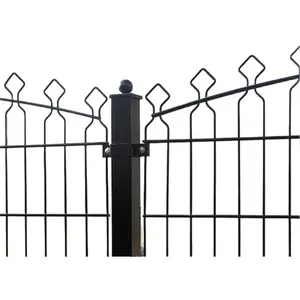 Sıcak satış düşük fiyat yüksek qualityphilippines kapı ve çitler ısıl işlem çit, kafes ve kapıları çift tel örgü çit sl ile