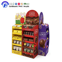 Support d'affichage en carton pour chocolat avec logo personnalisé, pour les magasins de vente au détail de collations et de bonbons, étagères en papier ondulé, présentoir ONE PLUS