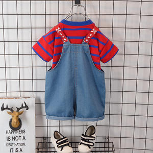 Conjunto de Ropa para Niños a la Moda, Mono de Mezclilla para Niños, Conjunto de 2 Piezas para Niños - Product Image 2