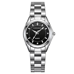 Reloj <span class=keywords><strong>CHRONOS</strong></span> para mujer, reloj de moda de estilo coreano resistente al agua para mujer, reloj informal con correa de acero inoxidable - Product Image 3