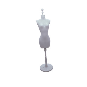 MSYO 30cm Mannequin en plastique pour poupée, support de robe de mariée, cintre en forme de jupe, présentoir pour boutique de vêtements - Product Image 4