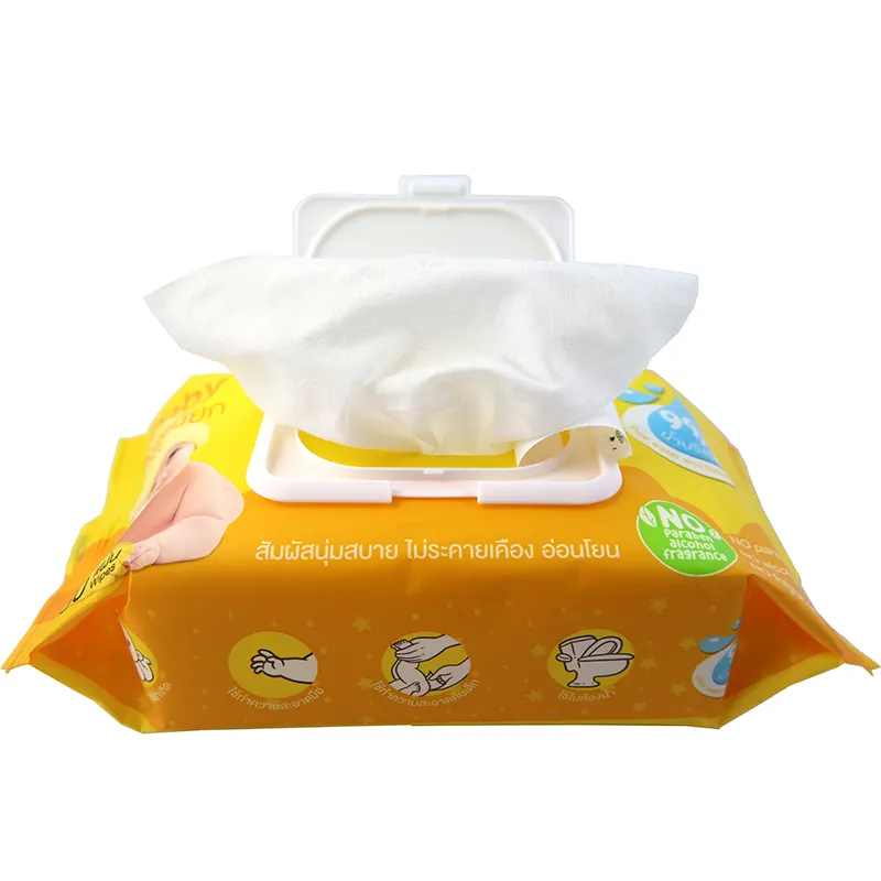 custom pure water unscented original dental clothes tissue water wet wipes baby