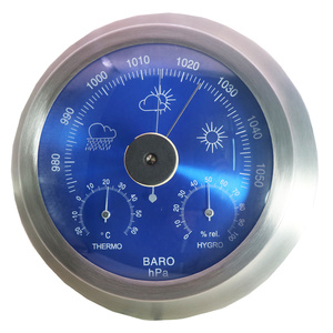 Diamètre 228 <span class=keywords><strong>baromètre</strong></span> en acier inoxydable avec thermohygromètre - Product Image 5