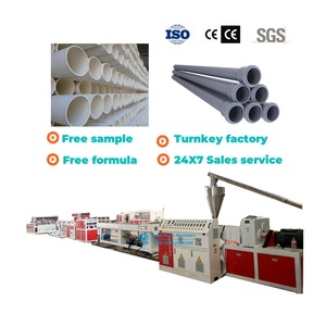 Máquina de fabricación de tubos de conducto eléctrico certificado CE RUIJIE, línea de extrusión de tubos UPVC, extrusoras de plástico certificadas - Product Image 1