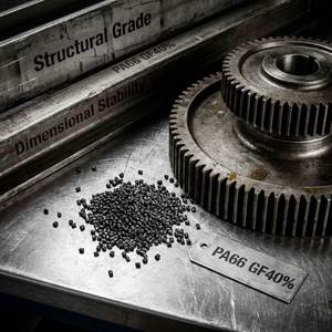 Superior High Stiffness PA66 GF35 Granules 100% Virgin Material Reinforced Polyamide 66 for Heavy Duty Professional Molding - Product Image 1