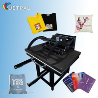 Jetpal mesin tekanan panas ekstra besar, mesin tekan panas kelas Manual dengan pelat Transfer panas ukuran besar 80*100 cm