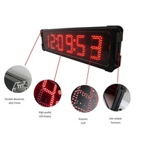 Ganxin 5 Zoll 6-stellige Großformat-Uhr 7-Segment Große Outdoor-Anzeige