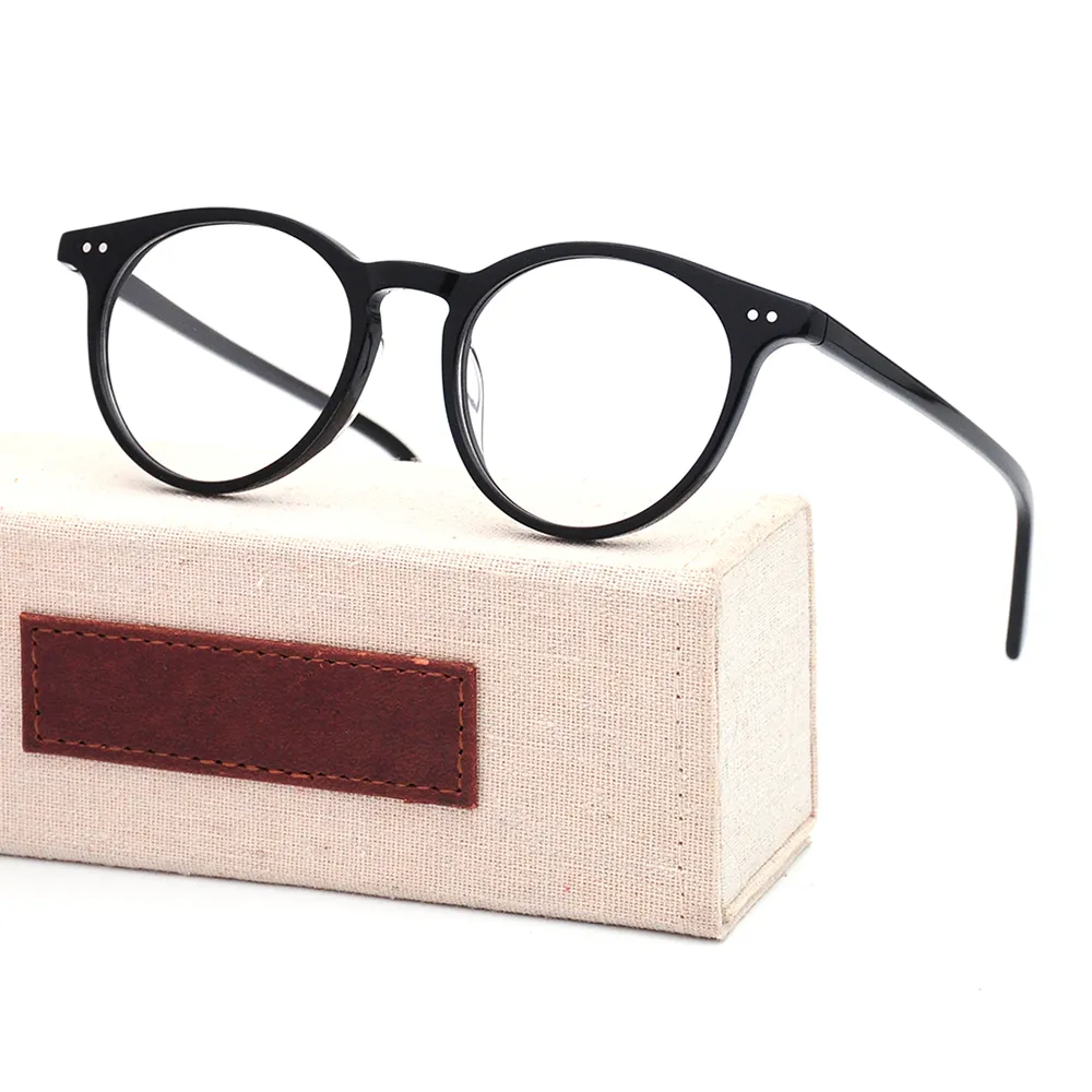 Latest style acetate eyeglasses simple design acetate optical frame eyewear