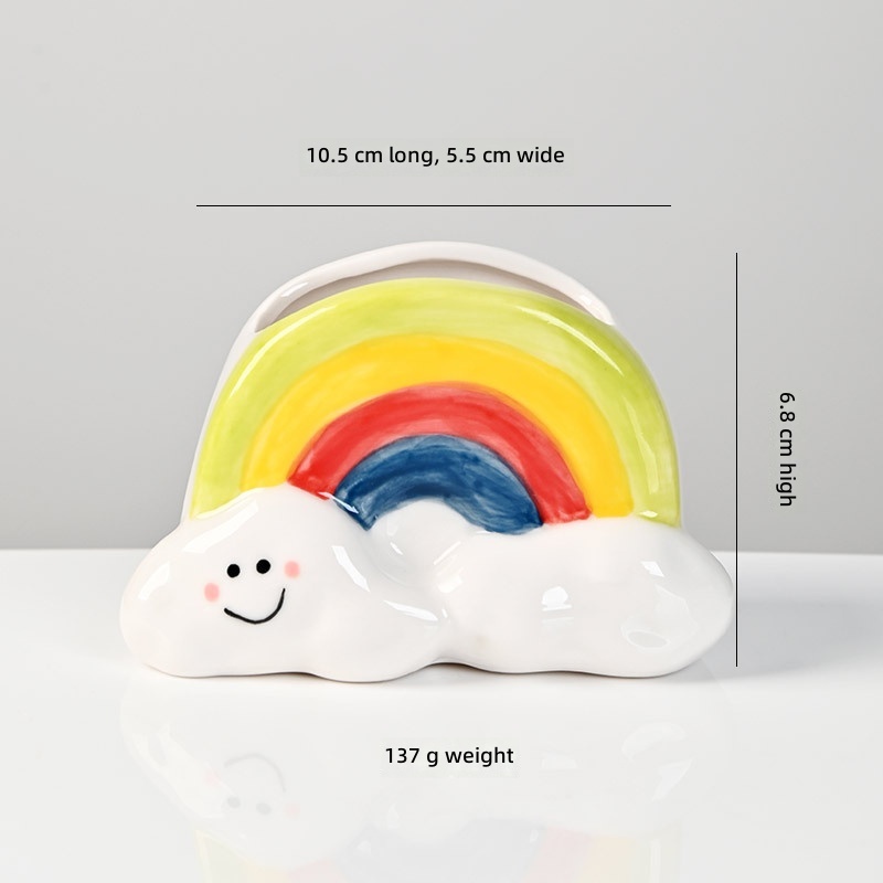 Bassin chenille arc-en-ciel