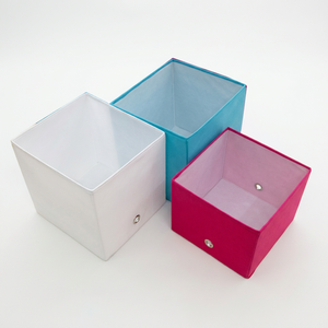 High Quality Non-woven Vietnam Fabric Eco-Friendly Multi-Purpose Foldable Storage <b>Boxes</b> Baskets for School Kitchen - Product Image 1