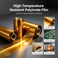Film en polyimide jaune SAIM 6051, classe H 180C, isolation haute tension pour bobinage de moteur et de transformateur