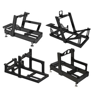 Simulateur de course automobile PX 1 en aluminium, entièrement réglable et personnalisé, pour une expérience de course complète, compatible SC et Rally, pour jeux de course automobile - Product Image 4