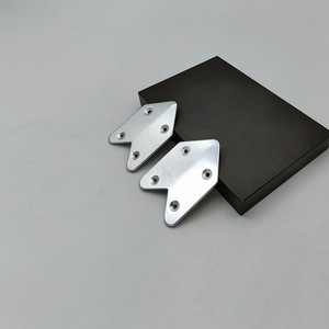 Aluminum Frame <b>Corner</b> <b>Brackets</b> 49x40mm Durable Hardware Connectors For Cabinet Door Window <b>Mirror</b> Support - Product Image 1