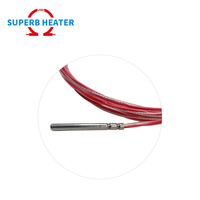 Capteur de température PT100 3*30mm-Heraeus Allemagne importée, précision classe 2B, RTD 3 fils avec PTFE anti-corrosion