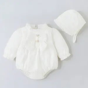 Fabricación Promoción Mejor oferta Algodón orgánico Vestidos de niñas suaves Impreso personalizado Bambú Niños Vestido Ropa de bebé