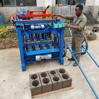 Máquina Automática Hidráulica para Fabricar Bloques de Pavimento de Hormigón Huecos y Sólidos, de Alta Producción para Proyectos de Construcción