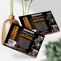 Services d'impression de prospectus personnalisés, prospectus brillants de haute qualité avec impression couleur pour la promotion des entreprises et la publicité d'événements