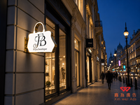 Enseigne LED rétroéclairée en acrylique 3D, étanche IP65, compatible Google Assistant, décoration publicitaire extérieure personnalisable