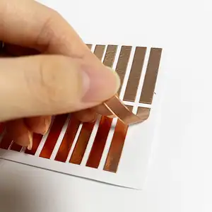 Manufacturer Die Cutting Copper Foil Tape Single Conductive Adhesive Shielding Tape Copper Foil Industrial Tape