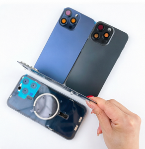 อะไหล่เปลี่ยนฝาหลังแบตเตอรี่ สำหรับ iPhone15pro 15promax  พร้อมแม่เหล็กติดตั้งไว้ล่วงหน้า - Product Image 4