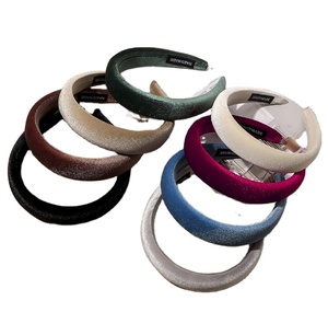 Bandeaux <span class=keywords><strong>éponge</strong></span> pour femmes <span class=keywords><strong>Bandeau</strong></span> de cheveux en velours de <span class=keywords><strong>sport</strong></span> - Product Image 1