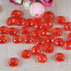 Acrylic Round <b>Beads</b> 6-12mm Transparent Imitation Crystal Loose <b>Beads</b> For Jewelry Making - Product Image 2