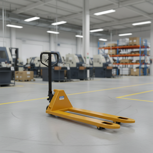 Transpaleta Hidráulica Manual de 1800 mm y 685 mm, Transpaleta Manual de Alta Resistencia, Equipo de Manipulación de Materiales para Almacenes - Product Image 2