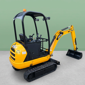 Miniexcavadora JCB Amarilla de 1 Tonelada de Capacidad, Equipo de Construcción Compacto - Product Image 1
