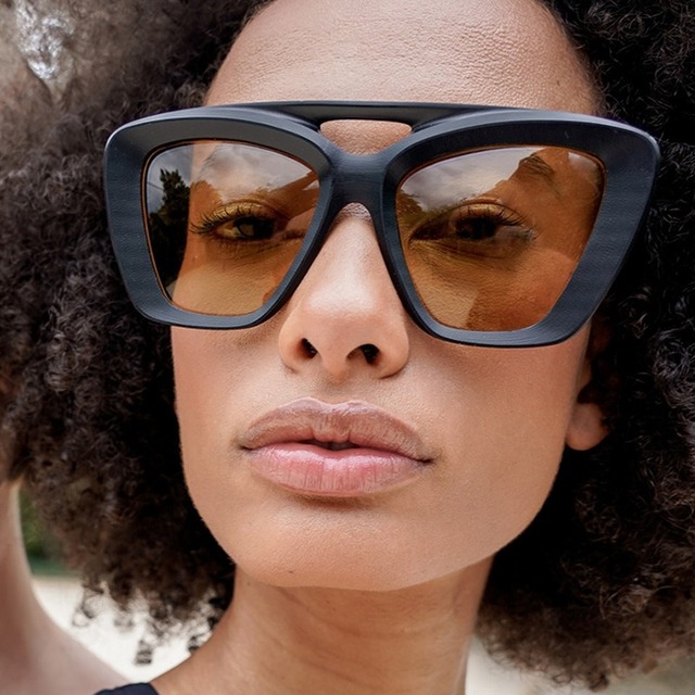 Luxury Hot High Quality Custom Sunglasses New Irregular Shape Color Gradient Rainbow Fashion Summer Eyes Sunglasses for Ladies