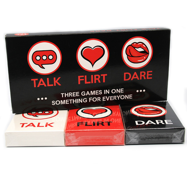 Romantic Game Conversation or Adventure Card Talk Flirt or Dare-Printed on Paper & Paperboard