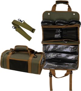 Échantillon gratuit Petits sacs à outils pour hommes Sac à outils enroulable robuste pour mécanicien électricien amateur Sac à outils en toile - Product Image 4