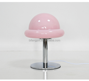 Đèn bàn kính kiểu Bắc Âu Bauhaus thời trung cổ, chụp đèn hình bánh rán, đèn LED trang trí nhà cửa, phòng khách, phòng ăn, phòng ngủ - Product Image 5