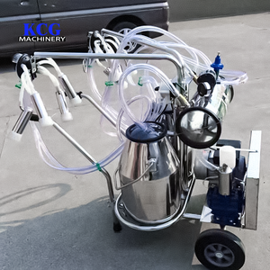 Nouvelle machine à traire mobile d'<span class=keywords><strong>occasion</strong></span> avec pompe à vide simple à double baril pour une utilisation agricole à domicile avec des pièces <span class=keywords><strong>de</strong></span> rechange essentielles pour moteur - Product Image 4