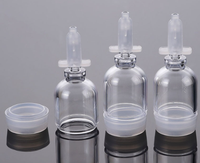 Échantillon Gratuit 10ml pour Flacon en Plastique Transparent 5ml 15ml Contenant d'Emballage Cosmétique Ampoule d'Acide Hyaluronique pour Essence Essentielle