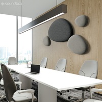 Panel de Pared para Reducción de Ruido en Salas de Reuniones de Oficina, Panel de Eliminación de Ecos, Paneles Insonorizantes
