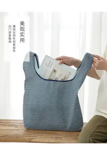 Low Price Customize Ripstop Folding Grocery Bag Polyester Nylon Shopping Bag