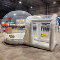 Maison à bulles gonflable pour enfants, tente transparente en PVC portable, réutilisable pour les festivals, les anniversaires et les événements