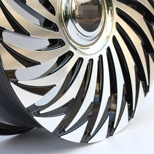 <span class=keywords><strong>Jante</strong></span> de suspension en alliage <span class=keywords><strong>d</strong></span>'aluminium forgé noir multi-rayons pour Velar Freelander 2 Defender Discovery Sport - Product Image 4