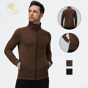 Chất Lượng Cao Mens Tập Thể Dục Quần Áo Tập Thể Dục Trống Đầy Đủ Zip Thể Thao Chạy <span class=keywords><strong>Softshell</strong></span> Tùy Chỉnh Polyester Ngoài Trời Theo Dõi Áo Khoác Cho Nam Giới - Product Image 1