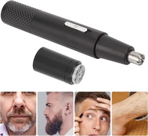 Rasoir de sécurité rechargeable 2 en 1, double lame en acier inoxydable, manche en plastique, mini rasoir portable pour hommes - Product Image 2