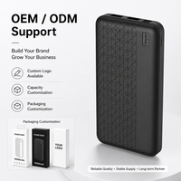 Banco de Energía OEM de 10000 mAh, Cargador Portátil de 10000 mAh, Logotipo Personalizado, Venta al Por Mayor de Fábrica ODM para Distribuidores de Productos para Exteriores