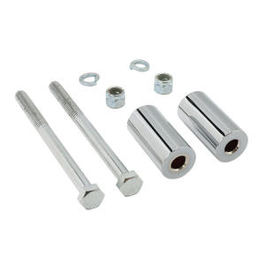 Rialzi Manubrio Cromati da 2 Pollici Compatibili con <span class=keywords><strong>Kawasaki</strong></span> Vulcan 1600 1500 1500FI <span class=keywords><strong>800</strong></span> 2000 <span class=keywords><strong>Classic</strong></span> XF290695 - Product Image 5