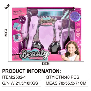 Ensemble de jouets de <span class=keywords><strong>salon</strong></span> de coiffure et de <span class=keywords><strong>maquillage</strong></span> BaoHan Princess pour filles, comprend des jeux de <span class=keywords><strong>salon</strong></span> de coiffure factices en plastique - Product Image 3
