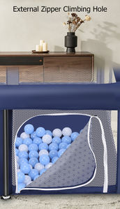 कार्यात्मक प्लेयार्ड पोर्टेबल फोल्डिंग इनडोर प्लेपेन बेबी बाड़ प्लेपेन बच्चों की बाड़ प्लेपेन - Product Image 2