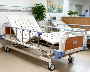 Cama de Hospital Manual de 3 Funciones, Cama Médica de Cuidados Intensivos con Ajuste de Altura General para Clínica y Cuidado de Ancianos - Product Image 2